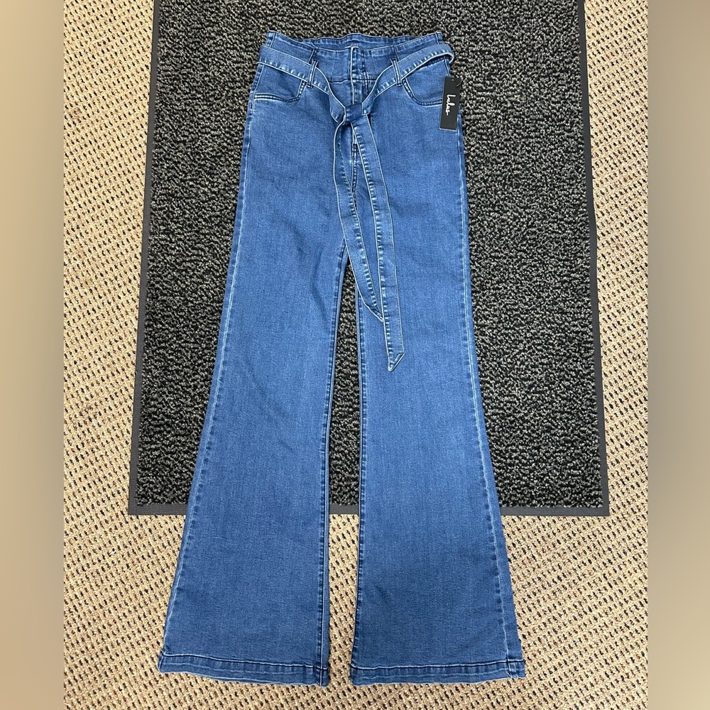 Brand New! Wide Leg Lulus Denim Size M